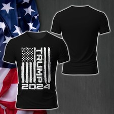 Trump-2024-President Donald Trump Won 47th President USA T-shirt Full Size