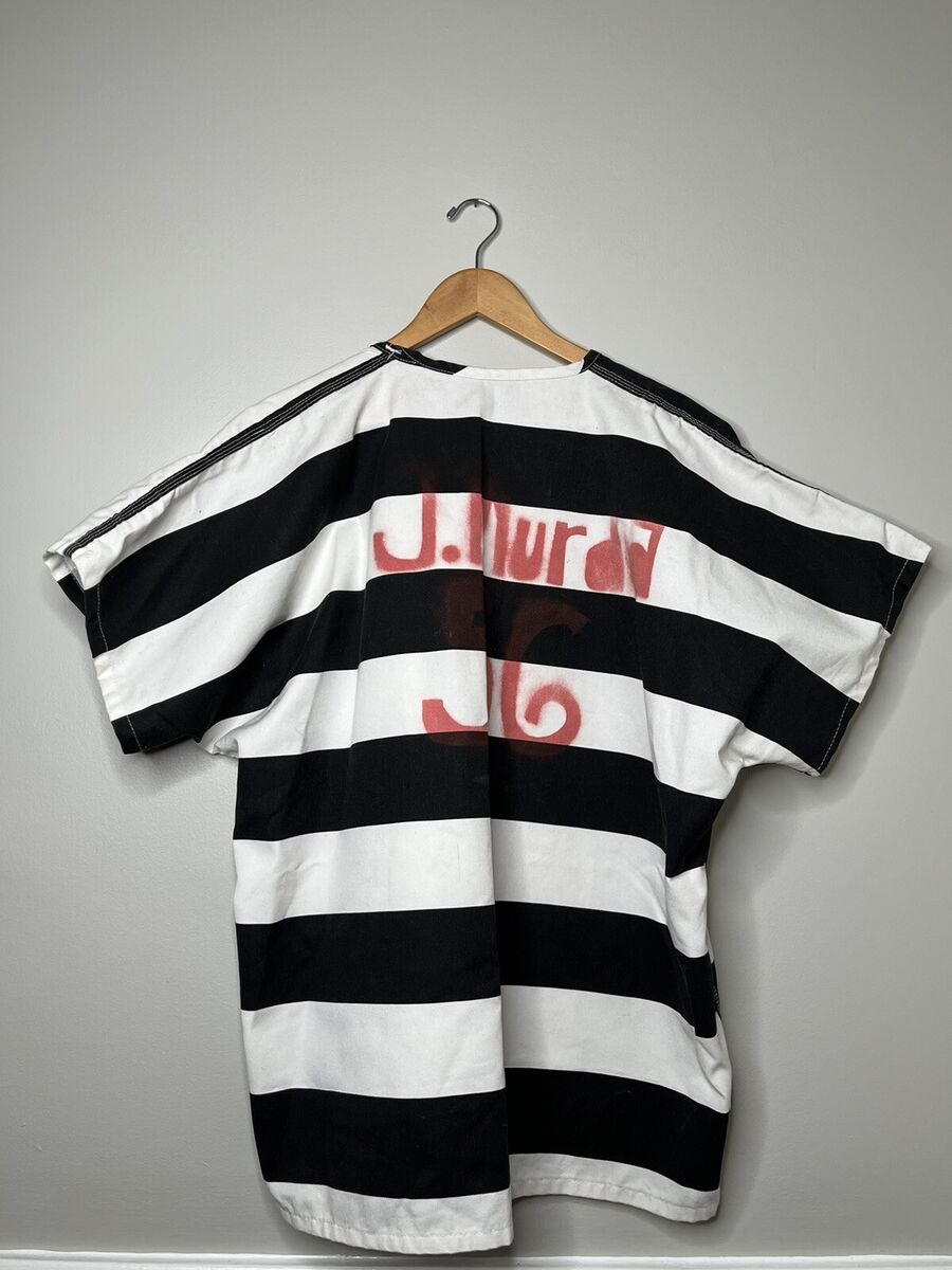 Custom TriStitch Bob Barker Company Prison Jail Striped Custom TriStitch Bob Barker Company Prison Jail Striped
