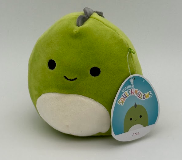 Squishmallows 5-Inch Arlie Green Dinosaur Plush Stuffed Animal with Tags