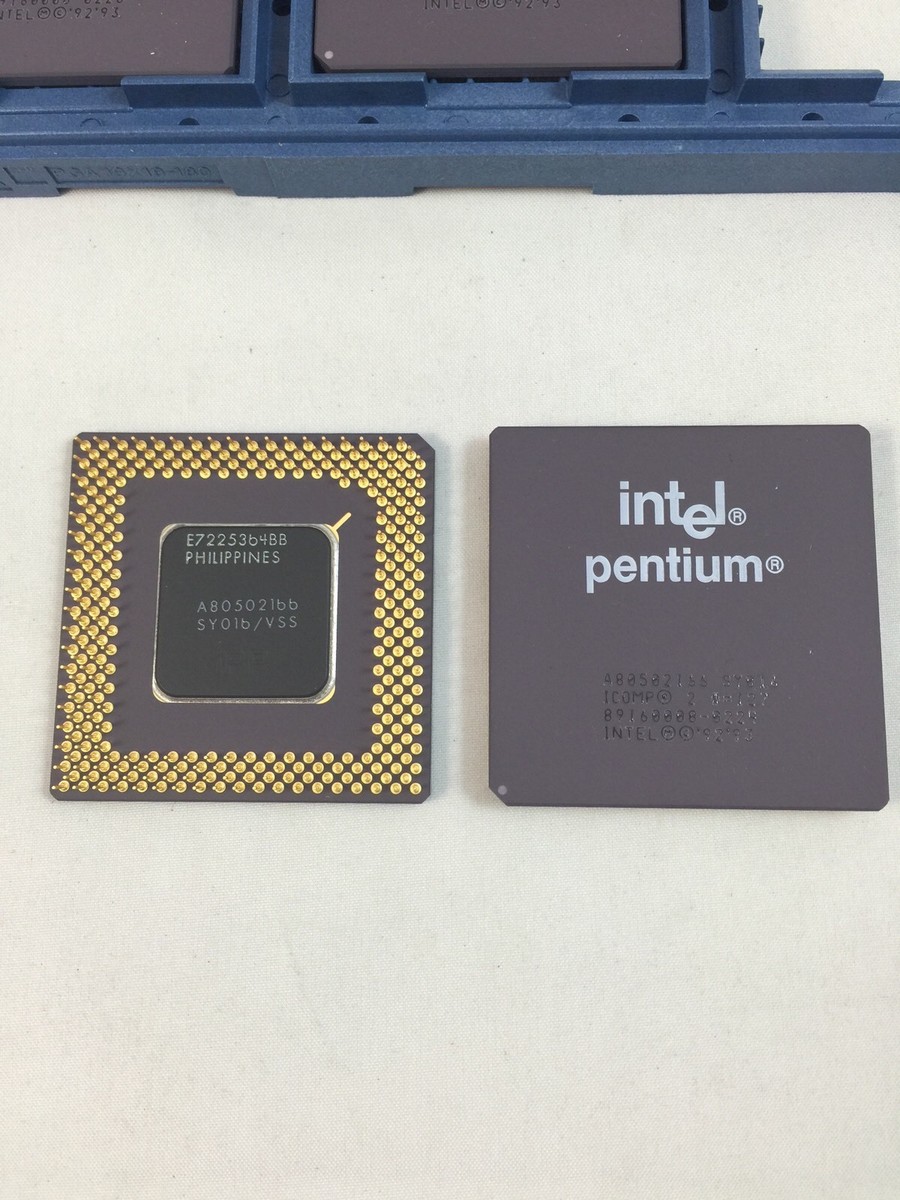 NEW Intel Pentium 166 MHZ CPU Vintage A80502166 1993 Ceramic NEW Intel Pentium 166 MHZ CPU Vintage A80502166 1993 Ceramic