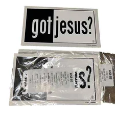 DTF Film Sheet - Got Jesus Heat Transfer 10.5x6 Religious