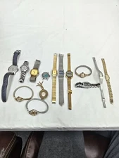 VINTAGE WATCH LOT 14 Women Quartz/Mechanical timex/citizen/seiko Parts/Repair
