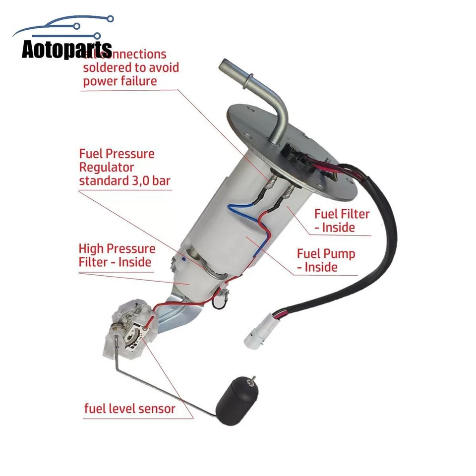 MONTAJE BOMBA COMBUSTIBLE SUZUKI 2007-2011 GSXR1000 GSX-R1000 15100-21H01 Foto 2 de 4