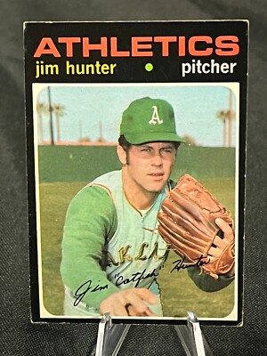 1971 Topps Baseball Card Jim Hunter #45 BV $15 Ex Range KB | eBay