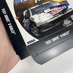 🔥Sega Dreamcast Test Drive V-Rally Promotional Large Game Box Display!🔥