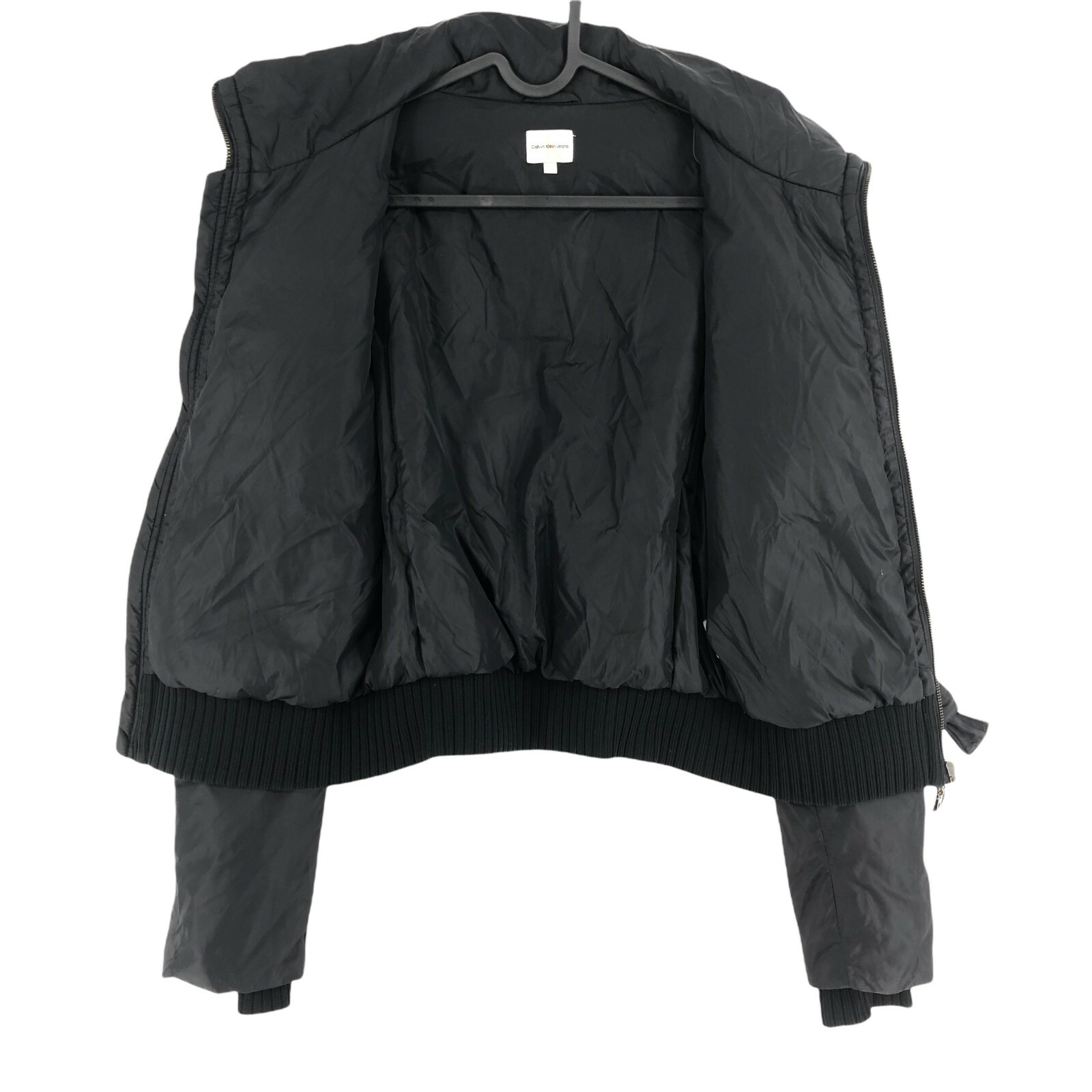 Down Puffer Bomber Coat Jacket Size 
