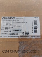 ASHCROFT 5 INCH BIMETAL THERMOMETER ( LOT OF 4 )