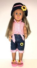 TOLLY TOTS Doll 18 inch M4V 2B2 Blonde Hair Blue Eyes Tolly Tots Includes Outfit