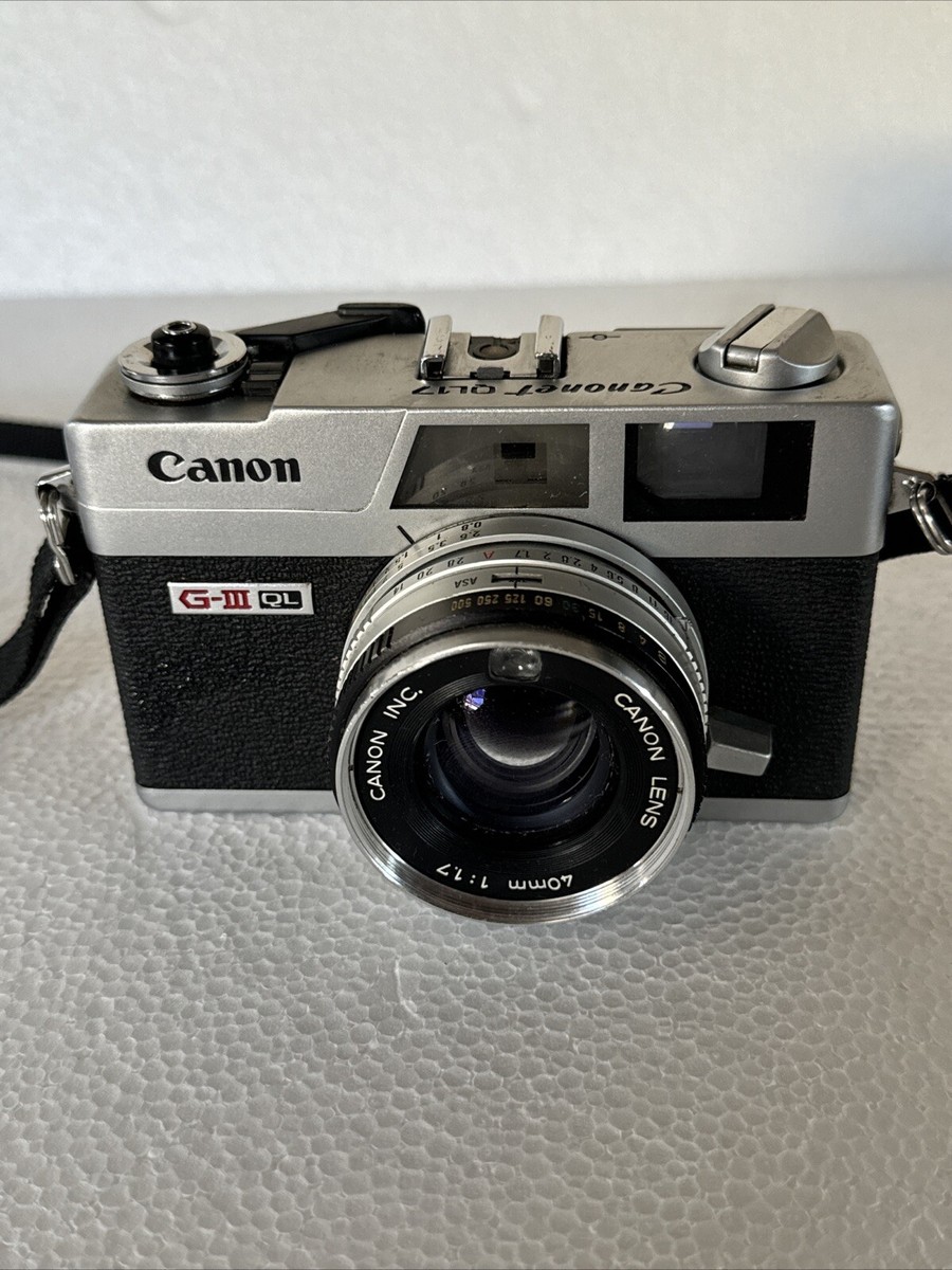 Canon Canonet QL17 GIII G3 40mm f1.7 Rangefinder Camera From JAPAN