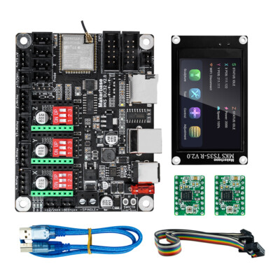 Makerbase DLC32 Mainboard+TS35-R Touch Screen for CNC Laser Engraving Machines