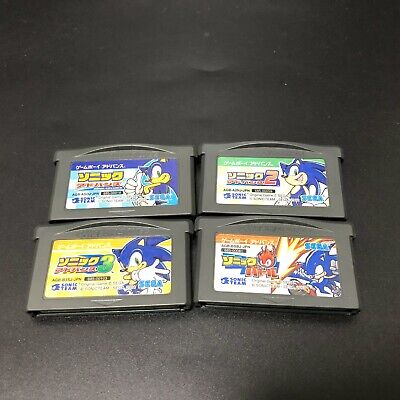 Lot 4 games Game Boy Advance Sonic Advance 1 2 3 Battle set