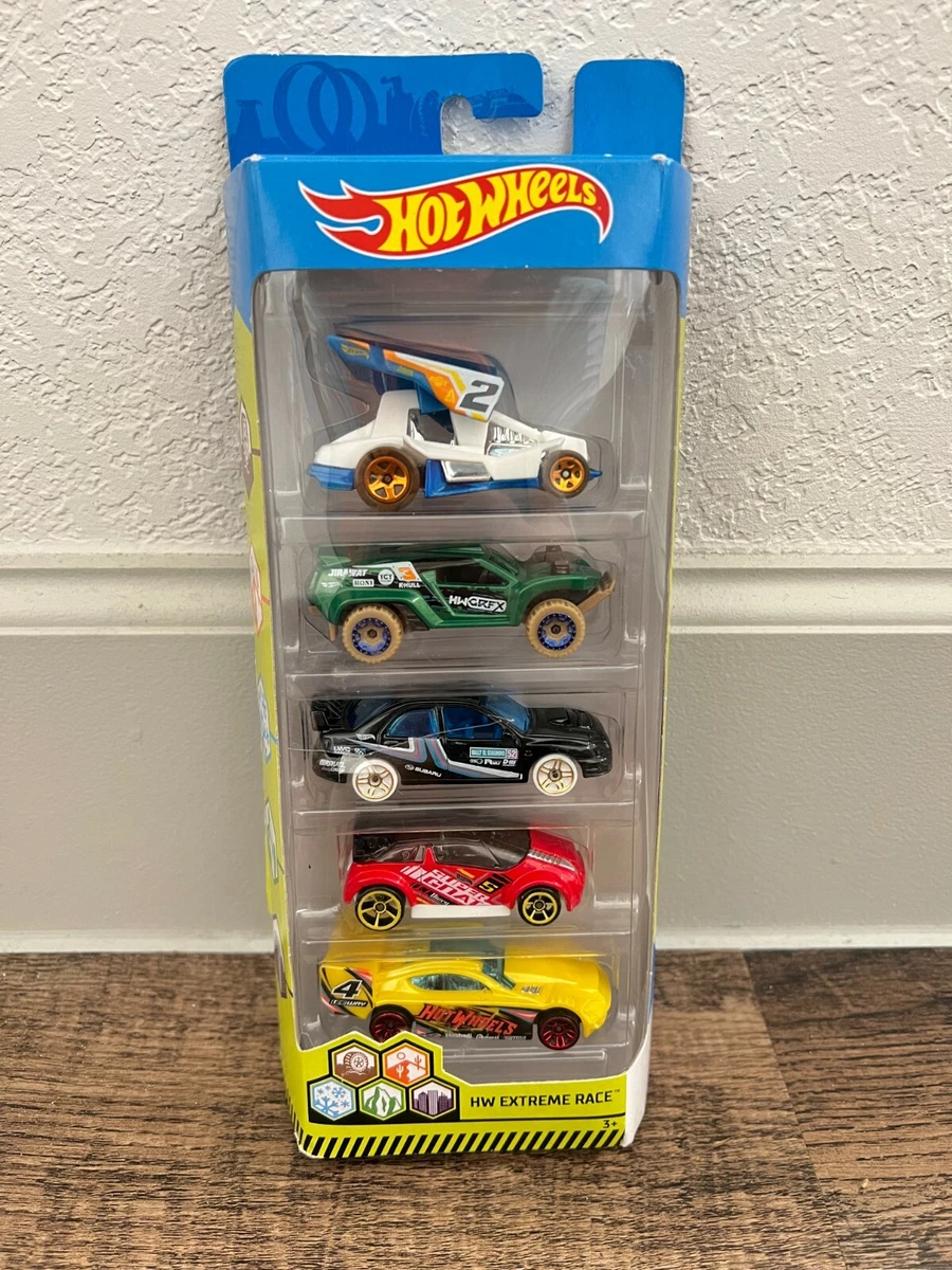 Hot Wheels HW Extreme Race 5 Vehicle Gift Pack FYL11 1 64 Scale