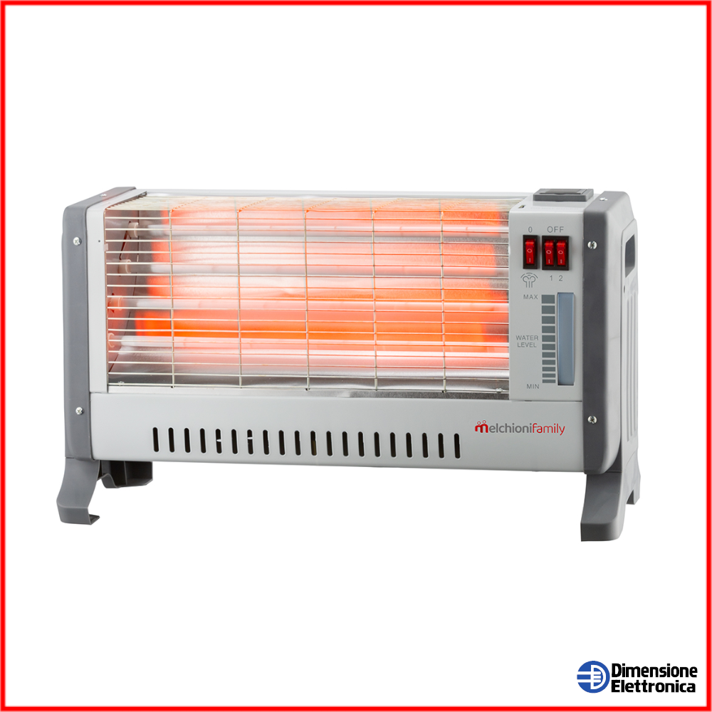 Stufetta Elettrica Quarzo Basso Consumo Watt Infrarossi Calorifero Radiante 230v