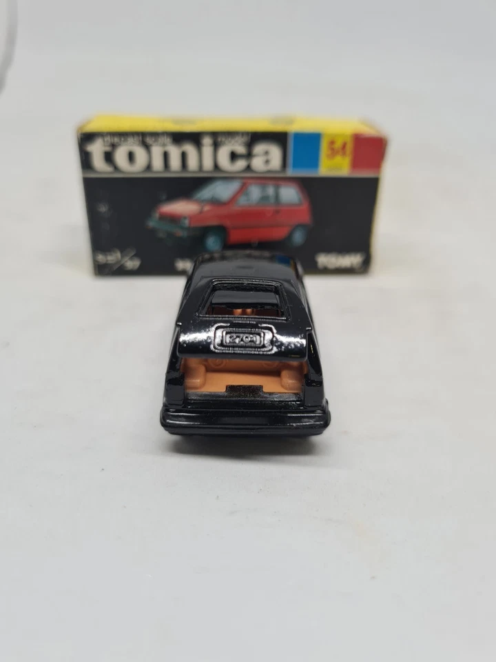 Tomica # 54 Honda City Turbo Hecho en Japón Nuevo En Caja De Colección 1980 1:57 Negro Foto 3 de 4