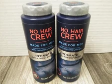 NO Hair Crew Intimate Dry & Fresh Powder for Men,  3.52 OZ (2PK BUNDLE)