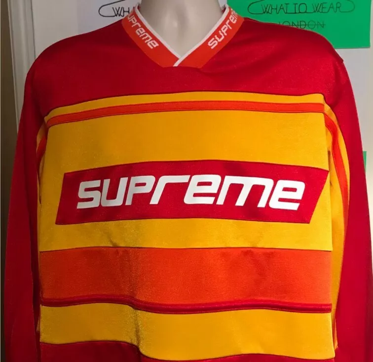 Supreme warm up hockey cheap jersey