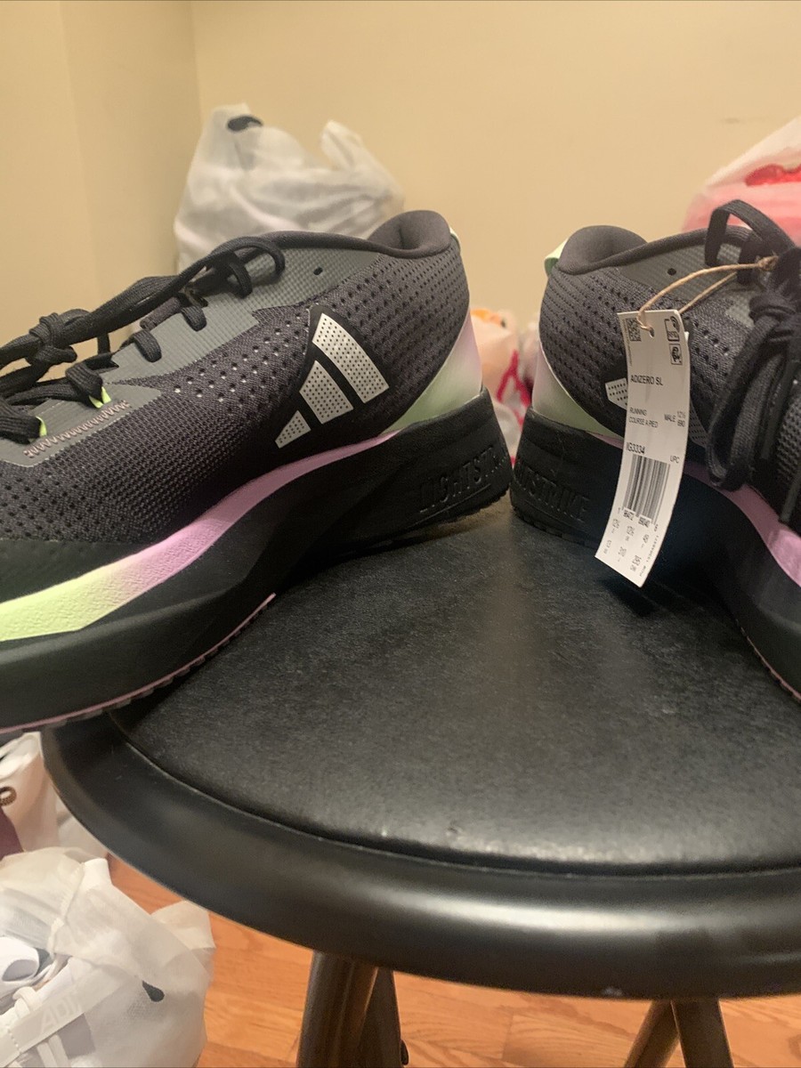 Adidas Adizero SL Core Black Zero Green Spark Running IG3334 Adidas Adizero SL Core Black Zero Green Spark Running IG3334