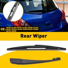 Fits For 2007-2012 Nissan Versa Rear Window Wiper Windshield Arm Blade and Set