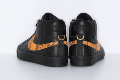 Supreme × Nike SB Blazer Mid QS Black/Gold - Size 9.5 Supreme × Nike SB Blazer Mid QS Black/Gold - Size 9.5