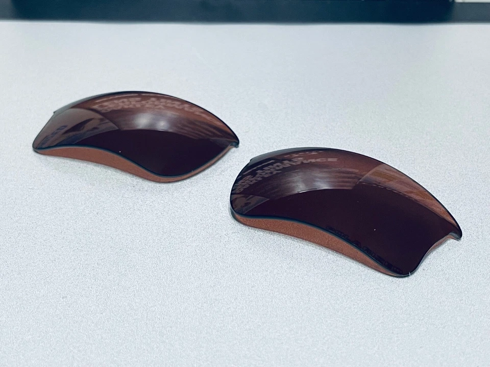 G1N sin etiquetas Oakley Flak Jacket 10 XLJ VR28 Negro Iridio Juego de lentes polarizadas Foto 2 de 4