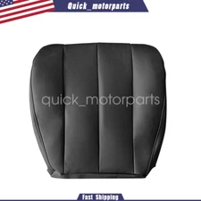 Driver Bottom Leather Seat Cover BLK Perforated For 10-14 Subaru Outback Legacy