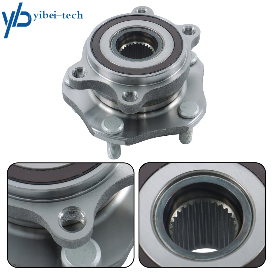 Par de cojinetes de cubo de rueda delantera para Nissan Rogue 2014-2023 Rogue Sport 2017-2022 Foto 3 de 4