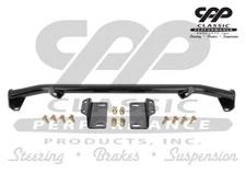 55-57 CHEVY 150 210 BELAIR BLACK TUBULAR REAR SHOCK CROSSMEMBER MOUNT