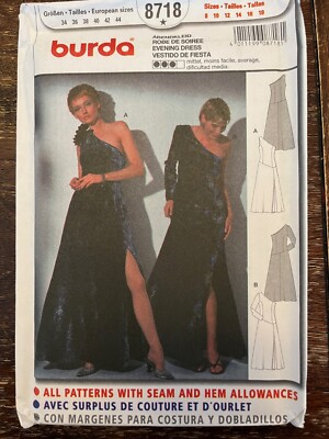 evening dress sewing patterns burda Burda Style 6485 Dress Sewing Pattern main image 0