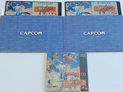 Final Fight for SHARP X68000 Beat 'Em Up Game Japan set include 8 cm Audio CD-J-