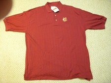GARNET & GOLD FLORIDA STATE UNIVERSITY MEN'S POLO SHIRT SHORT SLEEVED