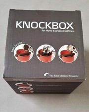 Cafelat Knockbox Tubbi Espresso Puck Home Barista Knock Box, Small - Red