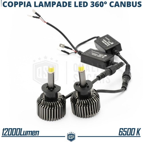 Kit LED H1 per Fiat Bravo 2 07-14 Luci Anabbaglianti CANbus Bianco Potente 6500K - Foto 5 di 11