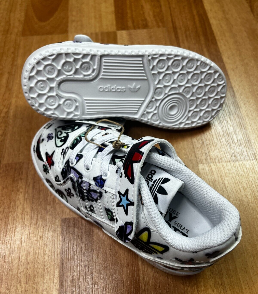 Adidas Originals Jeremy Scott Forum Low Mono I GX7177 Kids Size