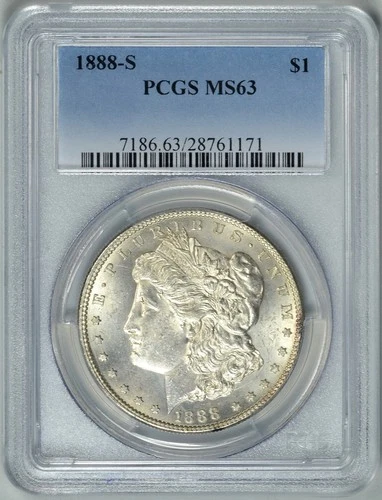 1888-S  PCGS  MS63  MORGAN DOLLAR  *  Tough Date  *  #28761171