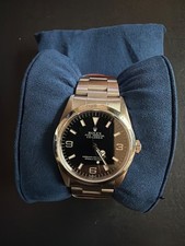 Rolex Explorer 14270 Silver Oyster Bracelet with Silver Bezel