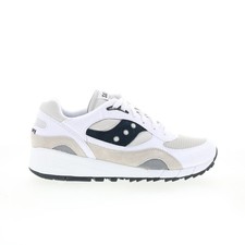 Saucony Shadow 6000 S70441-3 Mens White Synthetic Lifestyle Sneakers Shoes 8