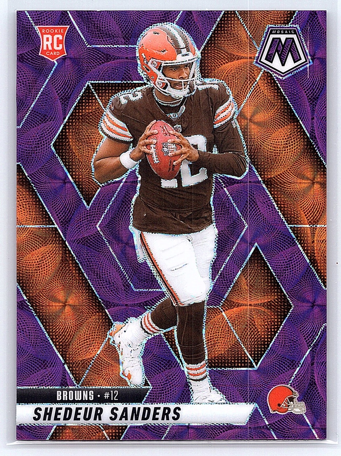2025 Panini Mosaic #302 Shedeur Sanders Scope Purple