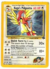 Pokémon TCG Koga's Pidgeotto 27/132 Gym Challenge Rare Regular DMG on eBay