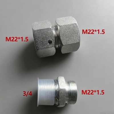Mini Excavator M22 X 1.5 Hydraulic Filter Adapter1p8fO