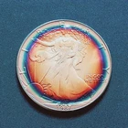 1987 MEGA TONED American Silver Eagle! ASE! .999 Fine Silver coin! S400