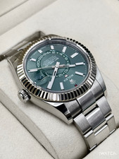 2025 Rolex Sky-Dweller 42mm 336934 Stainless Steel Oyster Green Dial 8