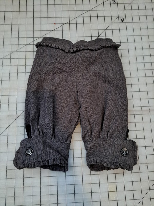 Vinatge Look Flannel Herringbone girls pantaloons Pants Size 4