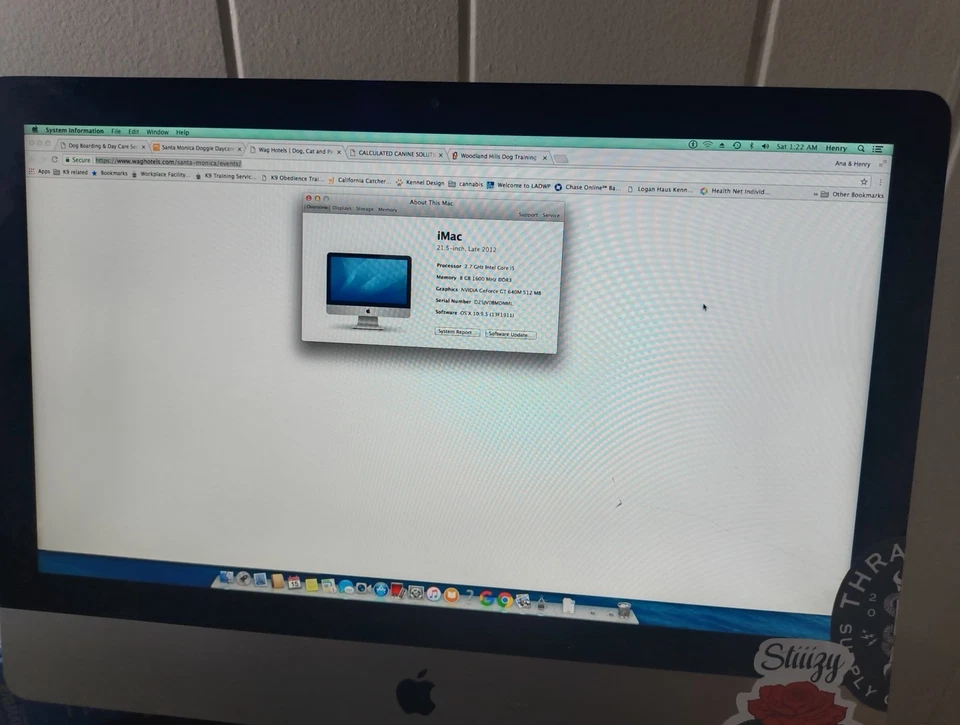 Apple iMac 21.5" Late 2012 Core i5 2.7GHz 8GB RAM 256GB SSD, NVIDIA 640M, Great - Image 4 of 4