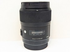 Sigma 35mm f/1.4 DG HSM Art Prime Lens with Canon EF Mount  Caps - CLEAN  