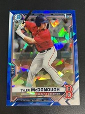 2021 Bowman 1st Chrome Draft Sapphire Edition - Tyler McDonough #BDC-3 Red Sox