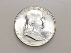 1949-S 50C FRANKLIN SILVER HALF DOLLAR GEM BU