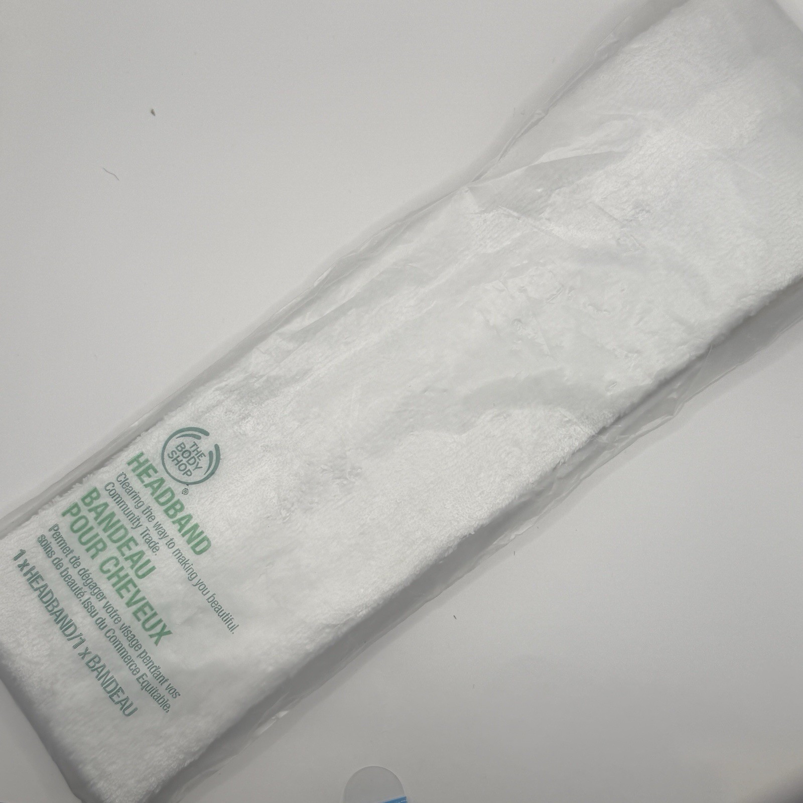 The Body Shop Headband 100% Organically Grown Cotton New New In Packet