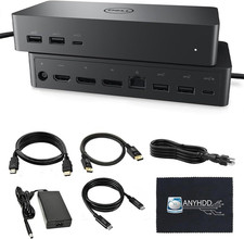 UD22 Dell Docking Station Dual Monitor Bundle - USB-C/USB-A Universal Dell Dock