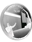 VERY RARE!! Trump 1 Oz .999 Silver Round Coin "FINISH THE WALL". Serial #839