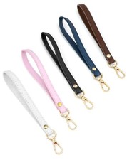 5 Pcs Leather Wristlet Strap Wrist Keychain Replacement Hand Straps for Wallet